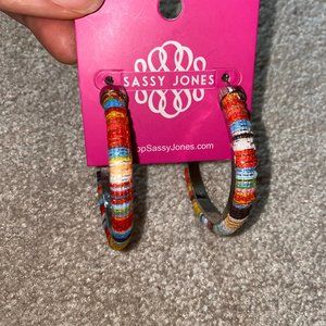 Sassy Jones Vivienne Earrings Tribal